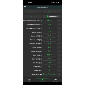 BMS JK mobil-screen