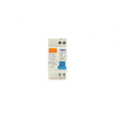 Circuit breaker-protector RCBO TPNL-32 25A TOMZN