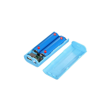 DIY mini powerbanka 2×18650 Li-Ion, modrá