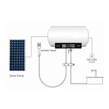 Solar water heater, 80l boiler for PV