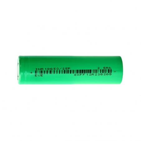 Článek Li-Ion 2500mAh 30A 3,6V EVE 18650-25P