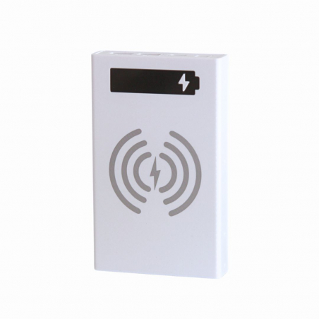 DIY wireless powerbank 5×18650 li-Ion, white