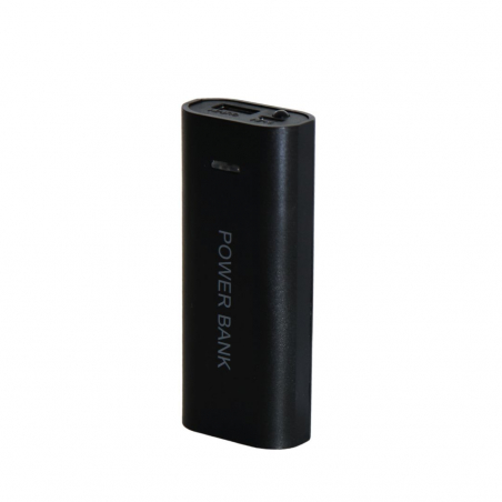 DIY mini powerbank 2×18650, black
