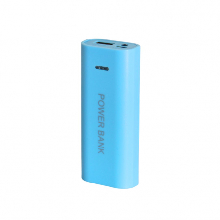 DIY mini powerbanka 2×18650, modrá