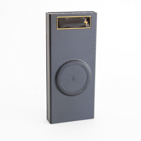 DIY wireless magnetic powerbank 8×18650, black