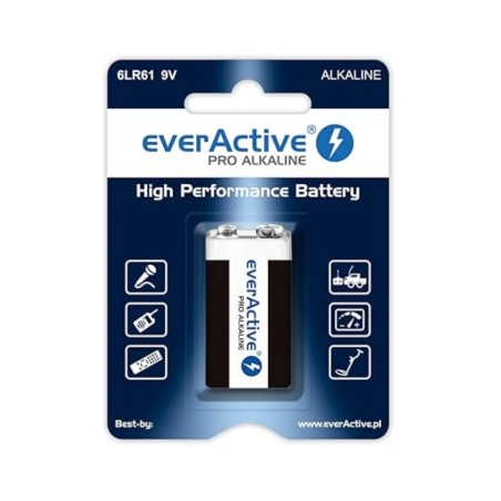 everActive alkalická 9V baterie L6LR61