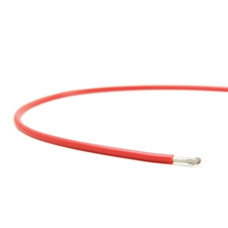 Kabel 2AWG nikl-měď jemně laněný - červený
