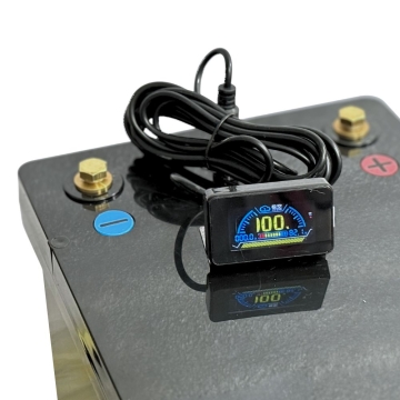 AkuBox LiFePO4 125Ah 12,8V 1,60kWh s externím LCD