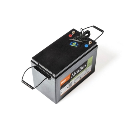 AkuBox LiFePO4 314Ah 12,8V 4,02kWh with external LCD