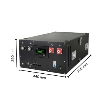 AkuBox LiFePO4 560Ah 25.6V CAN 2.0/RS485 Stackable