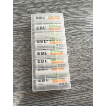 EBL nabíjecí AA baterie 2800mAh 1,2V Mignon - 8ks
