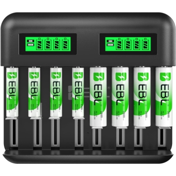 EBL Battery charger for AA AAA C D NI-MH batteries