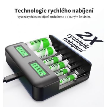 EBL Battery charger for AA AAA C D NI-MH batteries