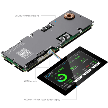 Displej LCD dotykový 4,3" pro JK BMS V19 UART